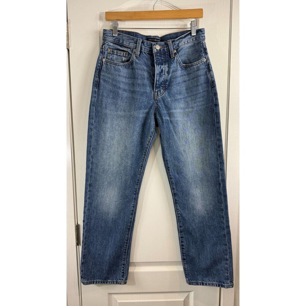 Lucky Brand Women’s High Rise 90s Jeans Size 6/28 Blue Straight Leg Denim